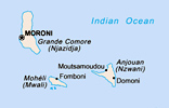 Comoros Islands Map