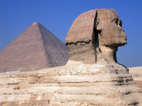 Egypt: Pyramid and Sphinx