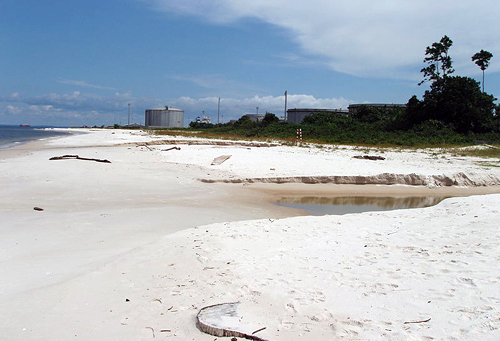 Gabon: Beach at Port Gentil