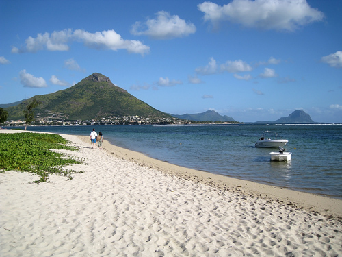 Mauritius Beach and Mountain