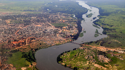 Juba and the White Nile in South Sudan